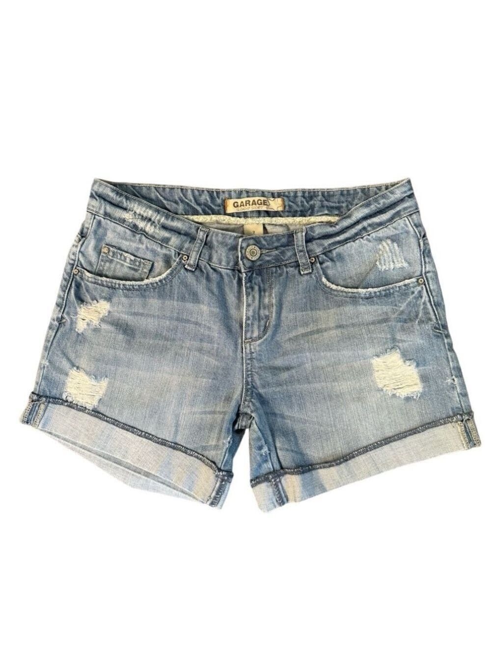 Women's Garage Denim Shorts Size 7 Blue